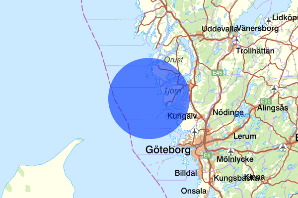 21 juni 09:03, Arbetsplatsolycka, Tjörn