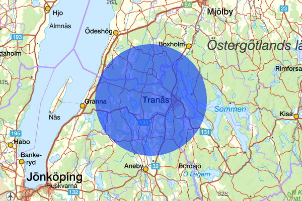 29 juni 15:48, Räddningsinsats, Tranås