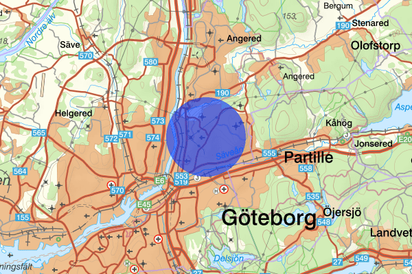 Kortedala 05 juli 05:03, Brand, Göteborg