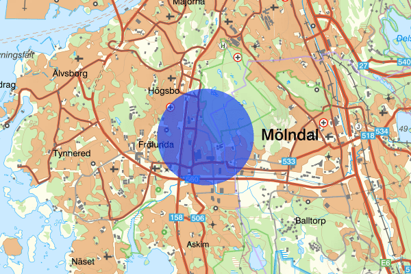 Högsbo 10 juli 12:54, Rån, Göteborg