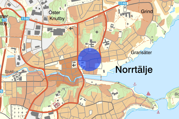 Vegagatan 25 juli 00:41, Rattfylleri, Norrtälje