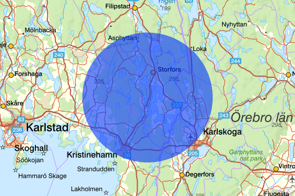 17 augusti 07:37, Sammanfattning natt, Värmlands län
