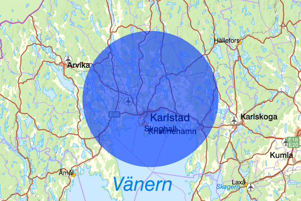 21 augusti 10:54, Kontroll person/fordon, Karlstad