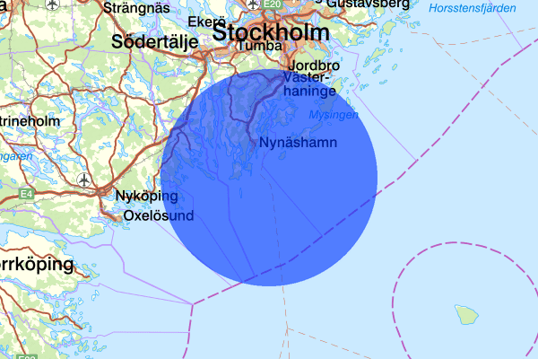 04 september 18:13, Trafikolycka, personskada, Nynäshamn