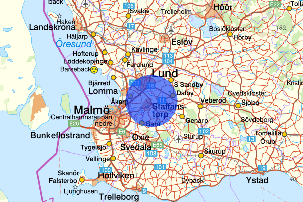 20 september 15:01, Misshandel, Staffanstorp
