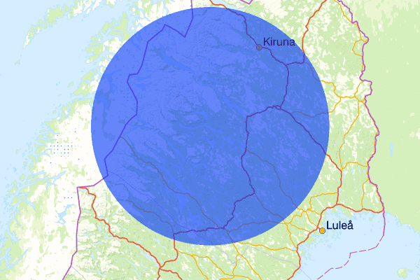 08 november 19:44, Trafikolycka, Jokkmokk