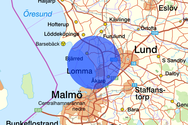 17 november 16.31, Brand, Lomma