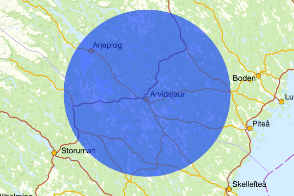 22 november 13.10, Trafikolycka, personskada, Arvidsjaur