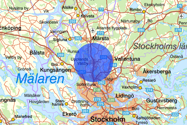 17 december 21.51, Brand, Upplands väsby