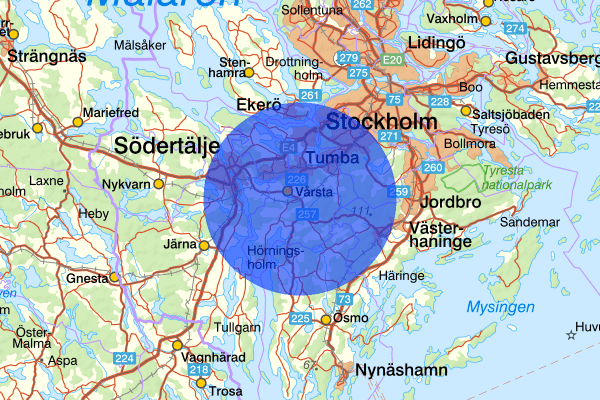  19 december 00.44, Rattfylleri, Botkyrka