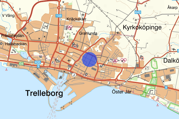 Engelbrektsgatan 20 december 14.32, Rån, försök, Trelleborg