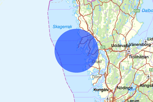  21 december 09.03, Trafikolycka, personskada, Lysekil