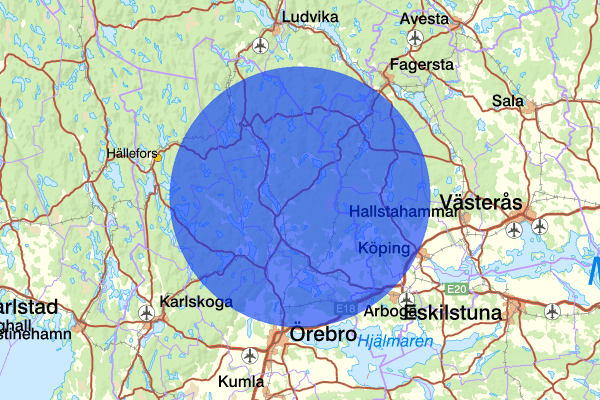  22 december 10.10, Olaga hot, Lindesberg