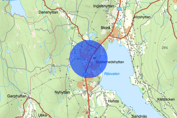 Guldsmedshyttan 22 december 14.29, Brand, Lindesberg