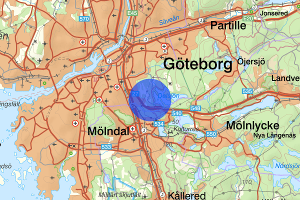 Kallebäck 22 december 19.19, Brand, Göteborg