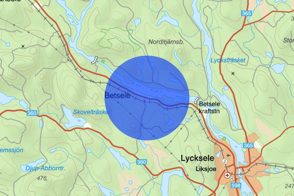 Betsele 25 december 12.40, Trafikkontroll, Lycksele