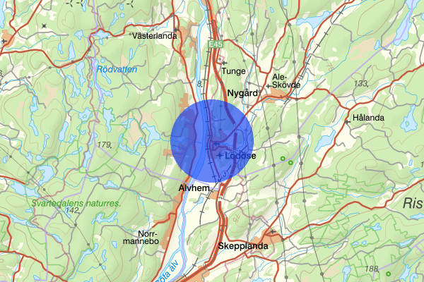 Lödöse 25 december 14.05, Brand, Lilla edet