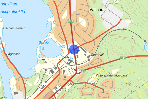 Clp Storuman parkskolan E12 26 december 10.16, Trafikkontroll, Storuman