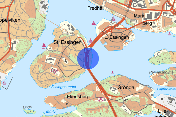 Essingeleden 26 december 13.31, Trafikolycka, Stockholm