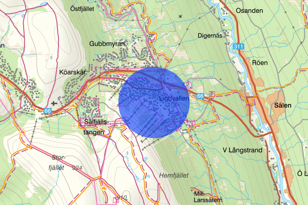 Lindvallen 28 december 09.55, Trafikolycka, Malung-Sälen