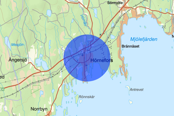 Hörnefors 28 december 20.57, Trafikkontroll, Umeå