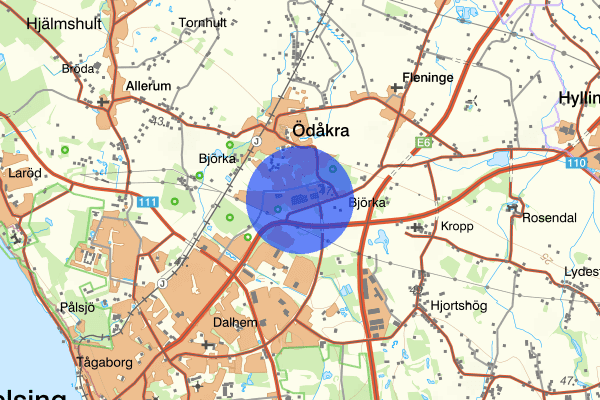 Väla 29 december 14.45, Trafikolycka, Helsingborg