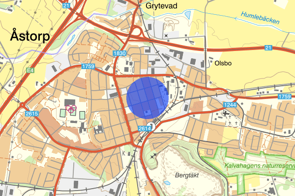 Storgatan 29 december 21.57, Brand, Åstorp