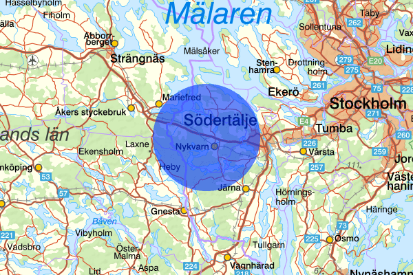  30 december 19.07, Brand, Nykvarn