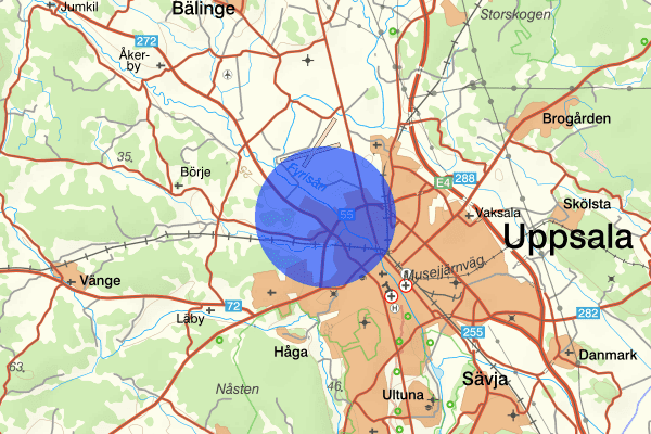 Librobäck 02 januari 08.29, Arbetsplatsolycka, Uppsala