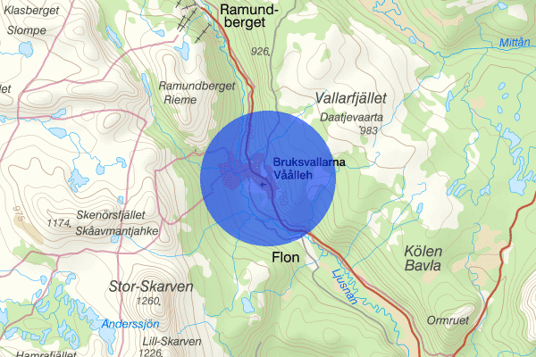 Bruksvallarna 02 januari 10.25, Fjällräddning, Härjedalen