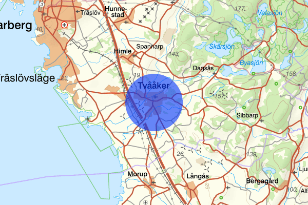 Tvååker 03 januari 20.51, Trafikolycka, Varberg