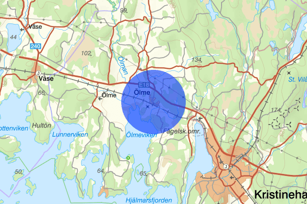 Ölme 04 januari 13.10, Trafikolycka, singel, Kristinehamn