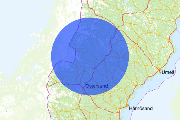  05 januari 07.33, Sammanfattning natt, Jämtlands län