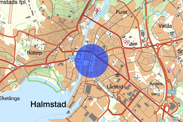 Halmstad C 06 januari 08.04, Sammanfattning kväll och natt, Hallands län