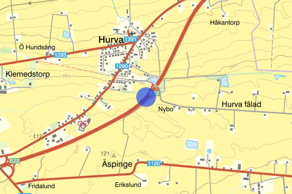 Hurva E22 08 januari 06.17, Trafikolycka, Eslöv