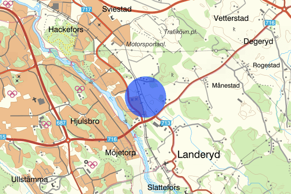 Landerydsvägen 08 januari 17.31, Trafikolycka, personskada, Linköping