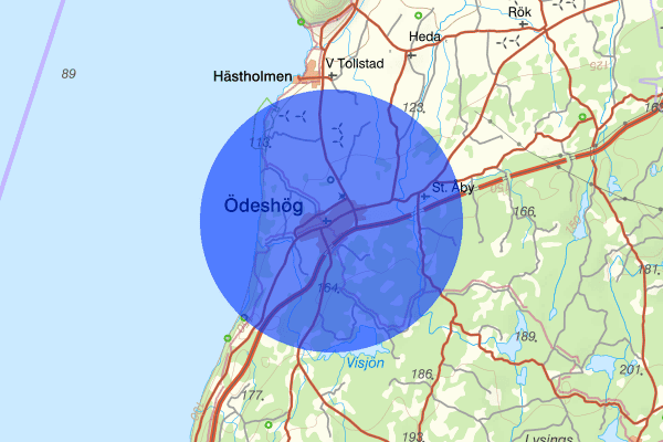 Ödeshög 08 januari 17.35, Brand, Ödeshög