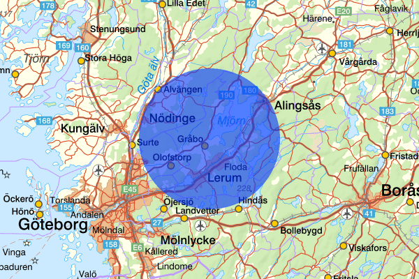 09 januari 09.22, Våld/hot mot tjänsteman, Lerum