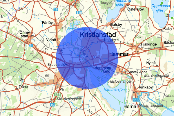 Kristianstad 09 januari 20.24, Trafikolycka, Kristianstad