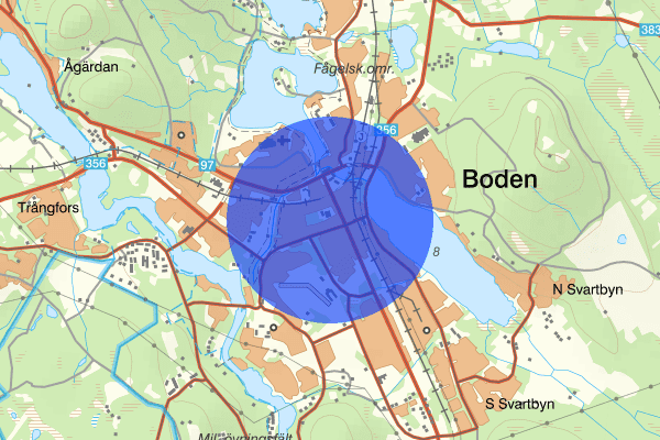 Sanden 10 januari 15.09, Rån, Boden