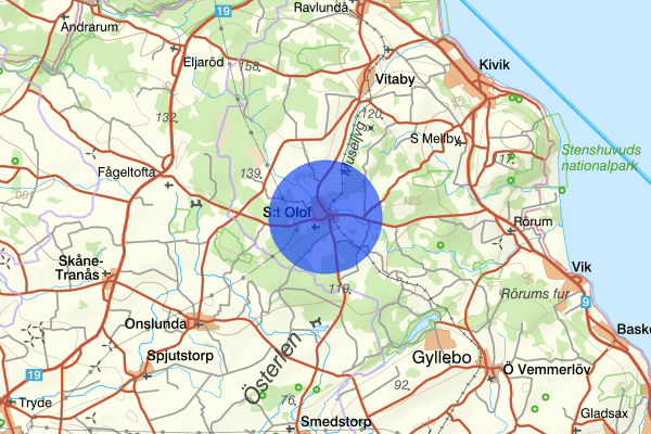 Sankt Olof 12 januari 02.50, Stöld, Simrishamn