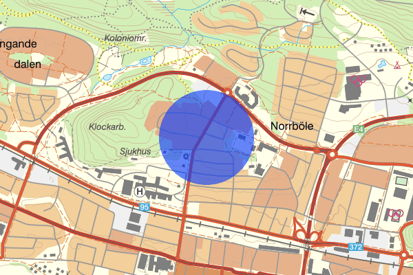 Lasarettsvägen 12 januari 14.42, Trafikolycka, Skellefteå
