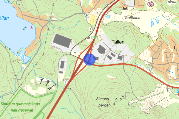 Tallen E16 12 januari 16.43, Trafikolycka, singel, Falun