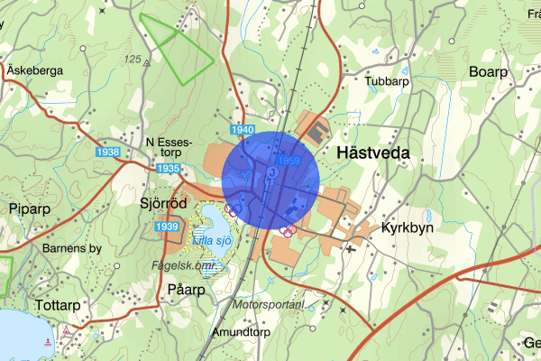 Hästveda 13 januari 13.39, Trafikolycka, Hässleholm