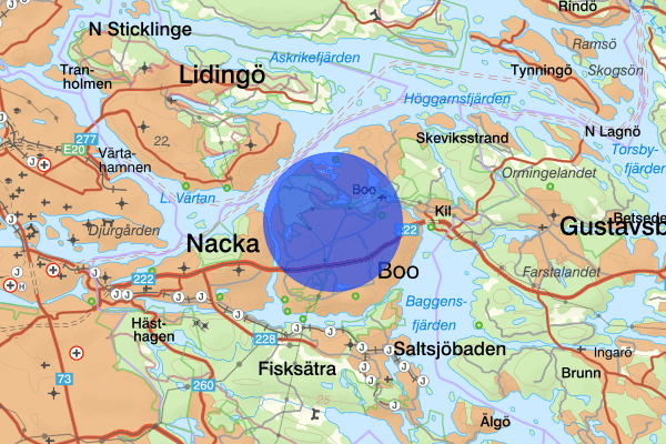 Orminge 15 januari 13.36, Bråk, Nacka