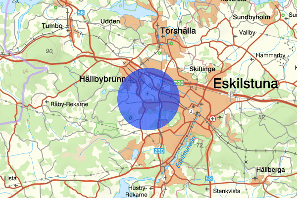 Ekeby 16 januari 19.37, Trafikolycka, Eskilstuna
