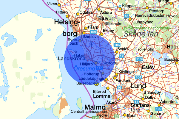 17 januari 01.06, Misshandel, Landskrona