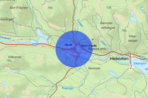 Hede 17 januari 12.34, Trafikolycka, Härjedalen