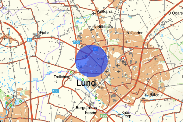 Klosters fälad 17 januari 18.11, Rån, Lund