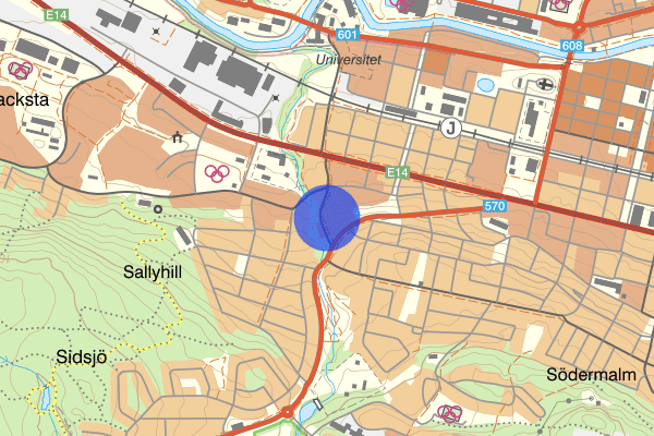 Sidsjövägen 18 januari 13.43, Trafikolycka, Sundsvall